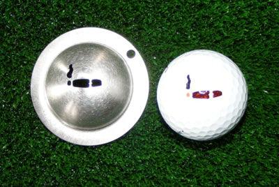 Tin Cup Golf Ball Custom Marker Alignment Tool