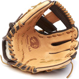 Nokona Youth Alpha 10.5" Tan/Brown I-Web Right Handers Baseball Glove