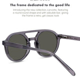 Christopher Cloos Larvotto Minimalistic Polarized Sunglasses