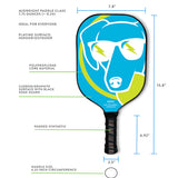 Hero Blue Dog Pickleball Paddle by Swinton - USA Pickleball Approved