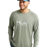 HUK Men's Pursuit Vented Long Sleeve, 30 UPF Fishing Shirt