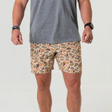 Burlebo Men's Everyday Shorts (Venado Camo - Brown)