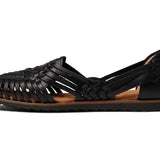 Rainer Full Grain Leather Slip On Huarache Shoe