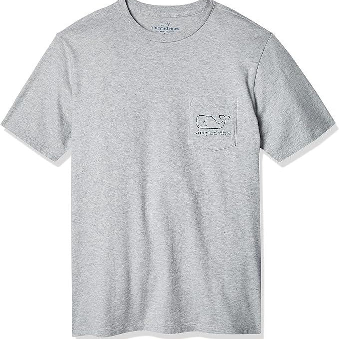 vineyard vines Men's Short-Sleeve Vintage Whale Pocket Tee