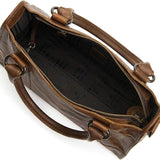 Frye Melissa Zip Satchel Leather Handbag