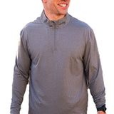 Burlebo Men's Long Sleeve Performance Quarter Zip Sweatshirt