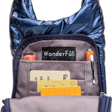 WanderFull Crossbody HydroBag Stylish Puffer Tote for Water Bottle