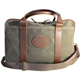 Tag Safari Weekender Bag - Waxed Canvas - Olive Green