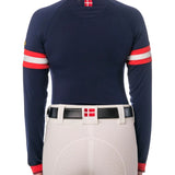 Kastel Denmark Women's Lightweight Crewneck Sun Shirt | 1/4 Zip Athletic Tops | UPF 30+ Protection