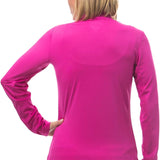 Women's Sunglow UV 50 Long Sleeve Zip Mock Top