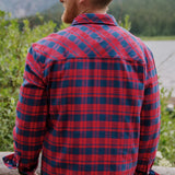 Burlebo Men's Flannel Mid-Weight Long Sleeve Shirt