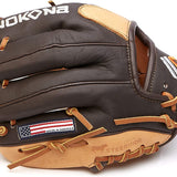 Nokona Youth Alpha 10.5" Tan/Brown I-Web Right Handers Baseball Glove