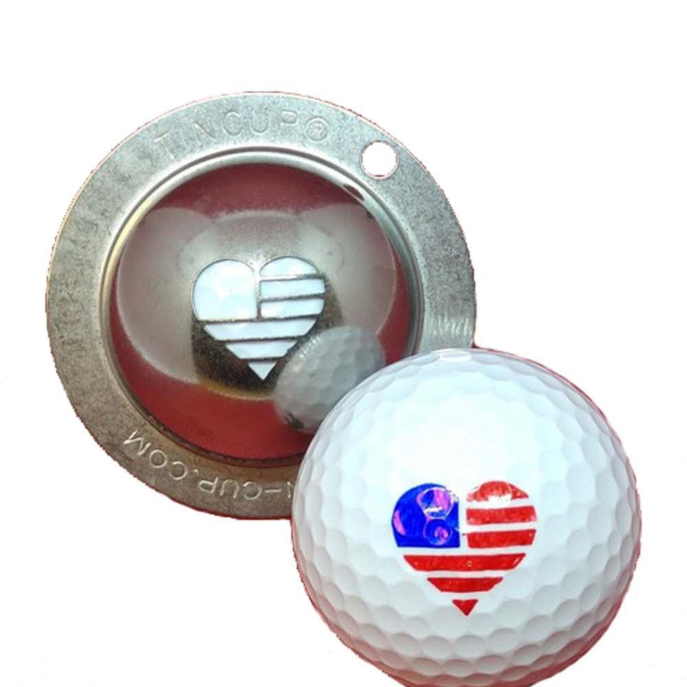 Tin Cup Golf Ball Custom Marker Alignment Tool