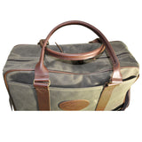 Tag Safari Weekender Bag - Waxed Canvas - Olive Green