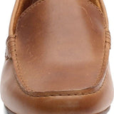 Born Men's Allan Handcrafted Leather Slip-on Shoes (Cookie Dough, 8)