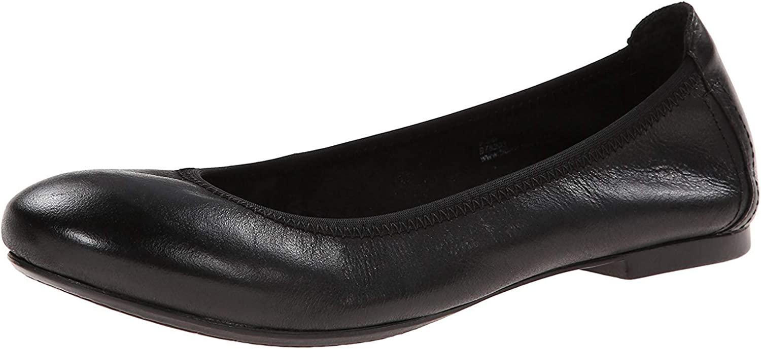 BORN Womens Julianne Leather Slip On Ballet Flats