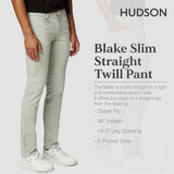 Hudson Jeans Mens Blake Slim Straight Cotton 34" Inseam Jeans