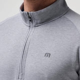 TravisMathew Men's Upgraded Quarter Zip Long Sleeve Sweater