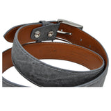 Tag Safari Elephant Skin Belt Genuine Leather Belt, Brass Buckle Fully Adjustable