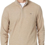 TravisMathew Men's Cloud Quarter Zip 2.0 Long Sleeve Sweater