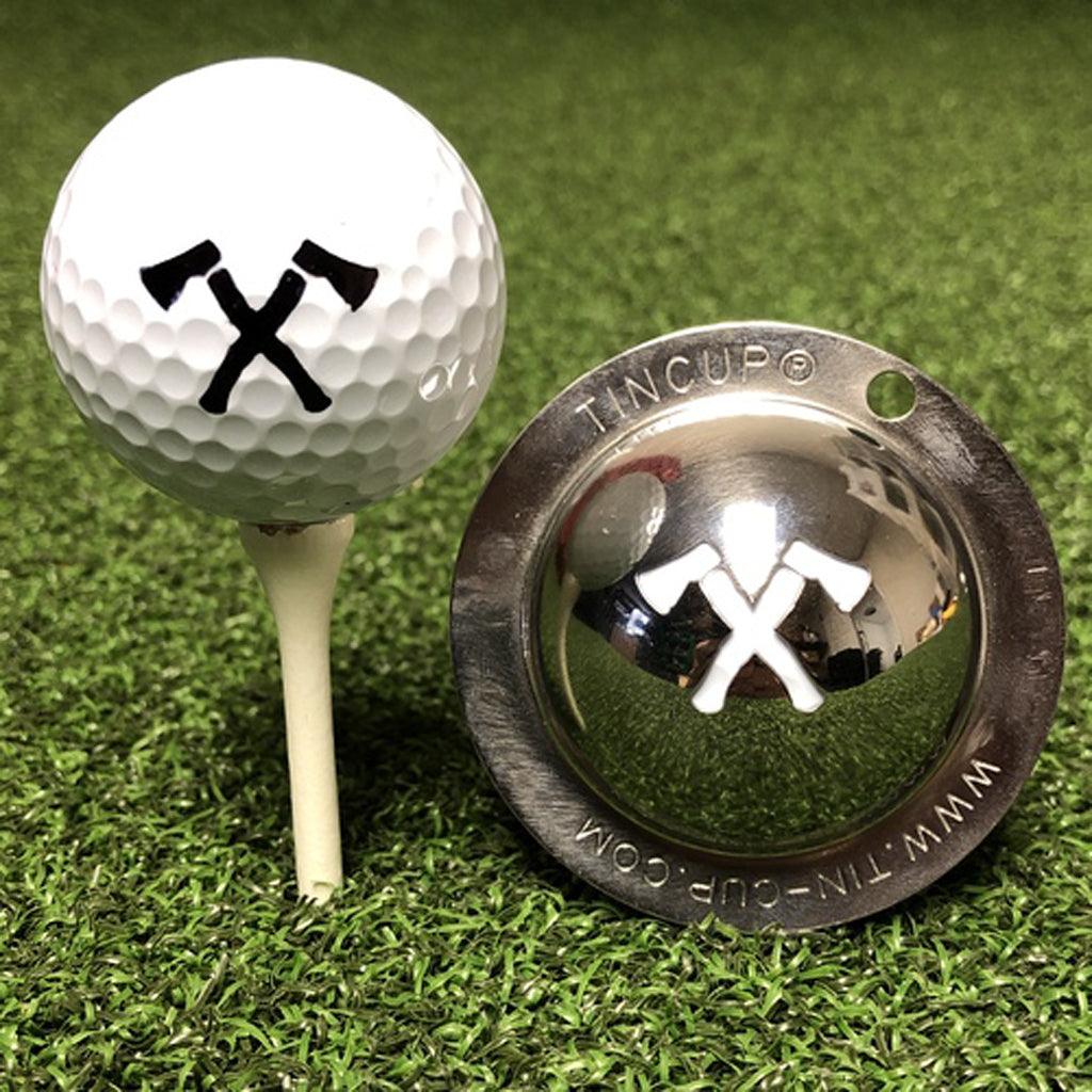 Tin Cup Golf Ball Custom Marker Alignment Tool