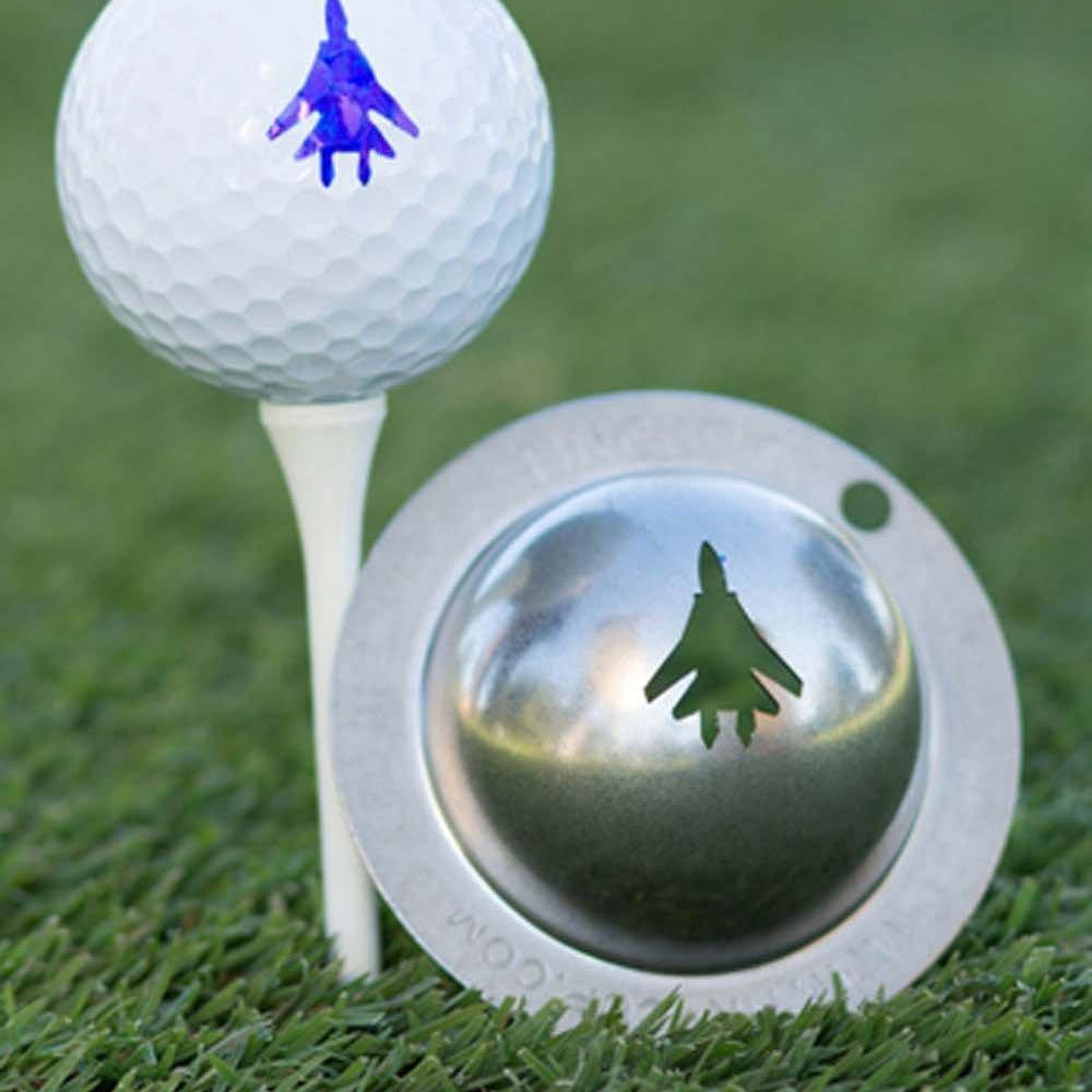 Tin Cup Golf Ball Custom Marker Alignment Tool