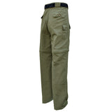 Tag Safari Zambezi Convertible Pants for Men, Covered Utility Pocket, Zip Off, 100% Cotton