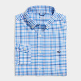 Vineyard Vines Men's Classic Fit Plaid On-The-Go Lightweight Button-Down Shirt