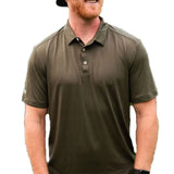 Burlebo Men's Performance Short Sleeve Polo Golf Shirt