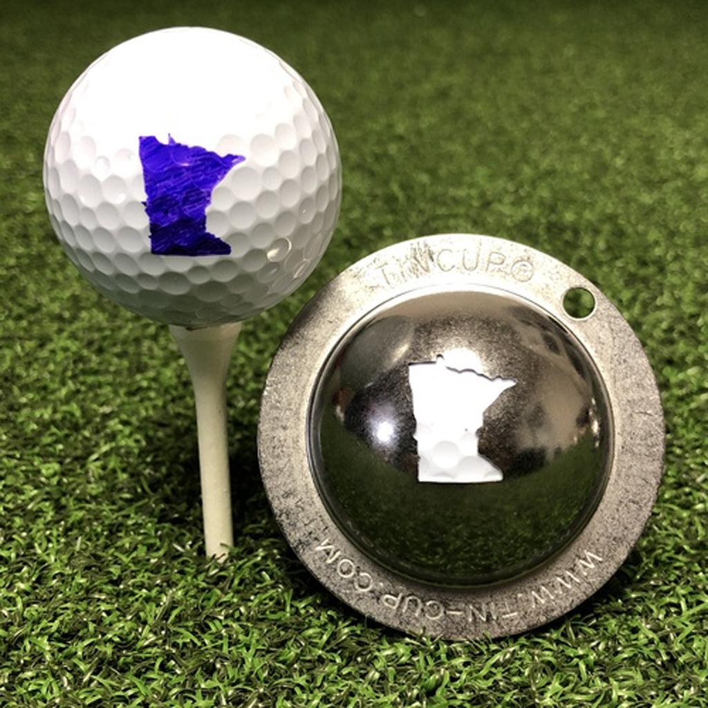 Tin Cup Golf Ball Custom Marker Alignment Tool