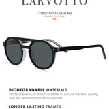 Christopher Cloos Larvotto Minimalistic Polarized Sunglasses