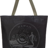 Aloha Collection Reversible Lightweight Splash-proof Beach Tote Bag