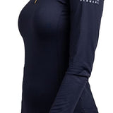 Kastel Denmark Women's Lightweight Crewneck Sun Shirt | 1/4 Zip Athletic Tops | UPF 30+ Protection