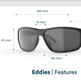 Rheos Eddies Floating Boating & Fishing Polarized Anti-Glare Sunglasses