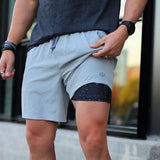 Burlebo Men's Athletic Workout Shorts