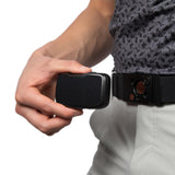 Boomin Belts Portable Bluetooth Belt Buckle Speaker with Faceplate | Water Resistant Magnetic Wearable Bluetooth Speaker with Clip Holder and 4GB Storage | 6+ Hour Battery Life | Belt Included