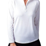 Women's Sunglow UV 50 Long Sleeve Zip Mock Top