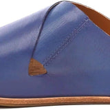 Tutsi Leather Slip-On Cross-Band Slide Sandal