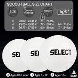 Select Classic White Size 5 & Under Hand Sewn Soccer Ball