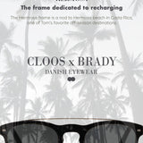 Christopher Cloos x Brady Hermosa Polarized Biodegradable Sunglasses