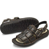 Born Men's Miguel Handcrafted Full Grain Leather Slip-on Sandals