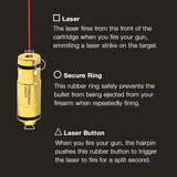 Strikeman Laser Cartridge Kit .380 ACP Ammo Bullet With Target And Phone Mount