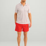 HUK Men's Pursuit Printed, Performance Short Sleeve Polo Shirt
