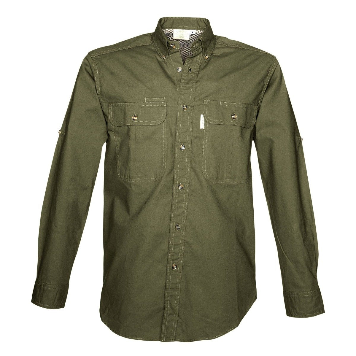 TAG Safari Men's Adventure Long Sleeve Shirt w Vest Back