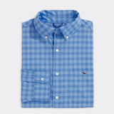 Vineyard Vines Men's Classic Fit Plaid On-The-Go Lightweight Button-Down Shirt