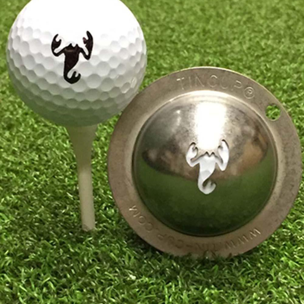 Tin Cup Golf Ball Custom Marker Alignment Tool