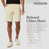 HUDSON Men's Relaxed Chino Midnight Navy Size 34 Shorts