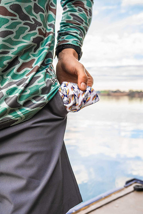 Burlebo Men's River Rock Gray Small Everyday Shorts - Fly Pockets