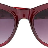 Radley London Women's 6508 Dark Rose Pink/Pale Tort Oversized Cat Eye Sunglasses