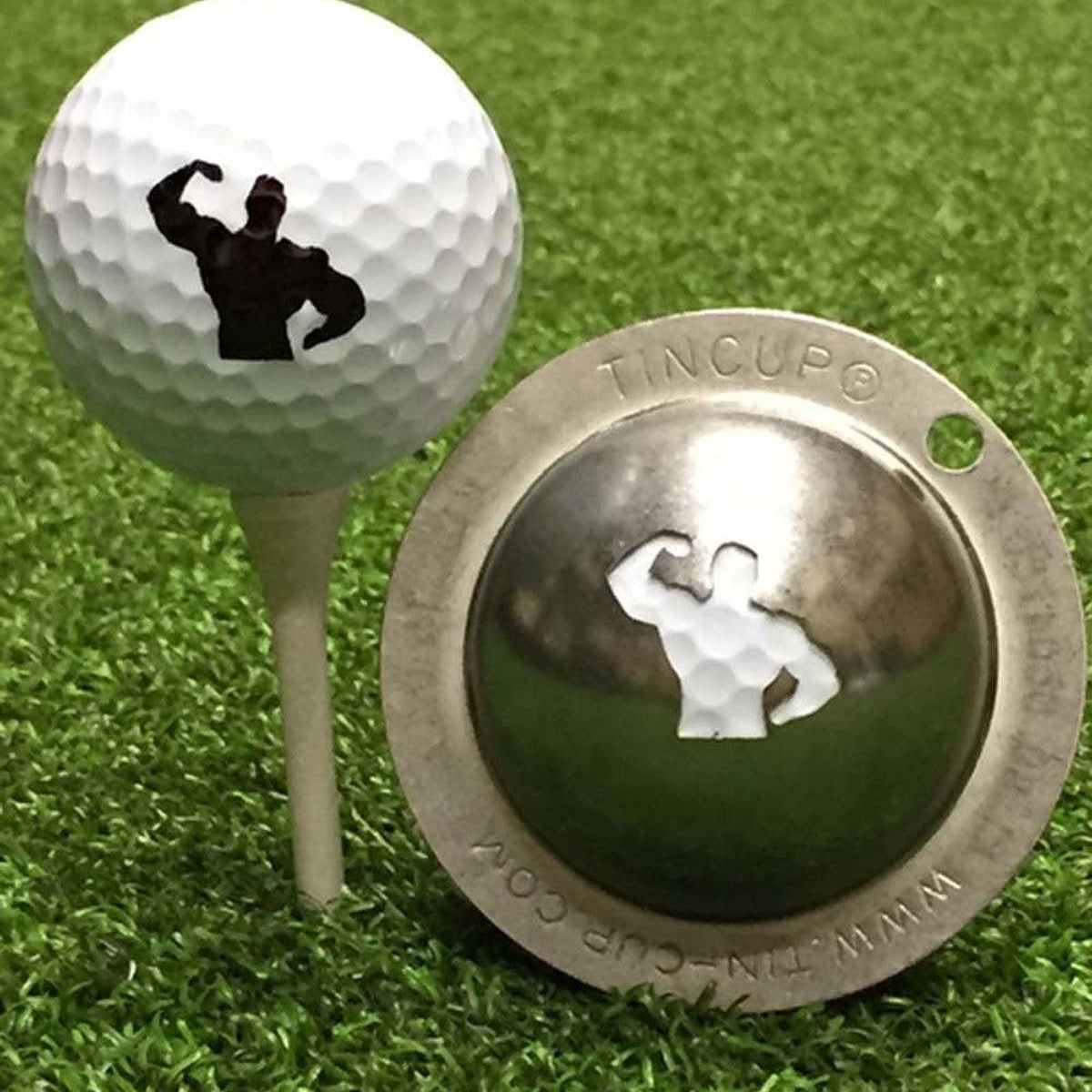 Tin Cup Golf Ball Custom Marker Alignment Tool